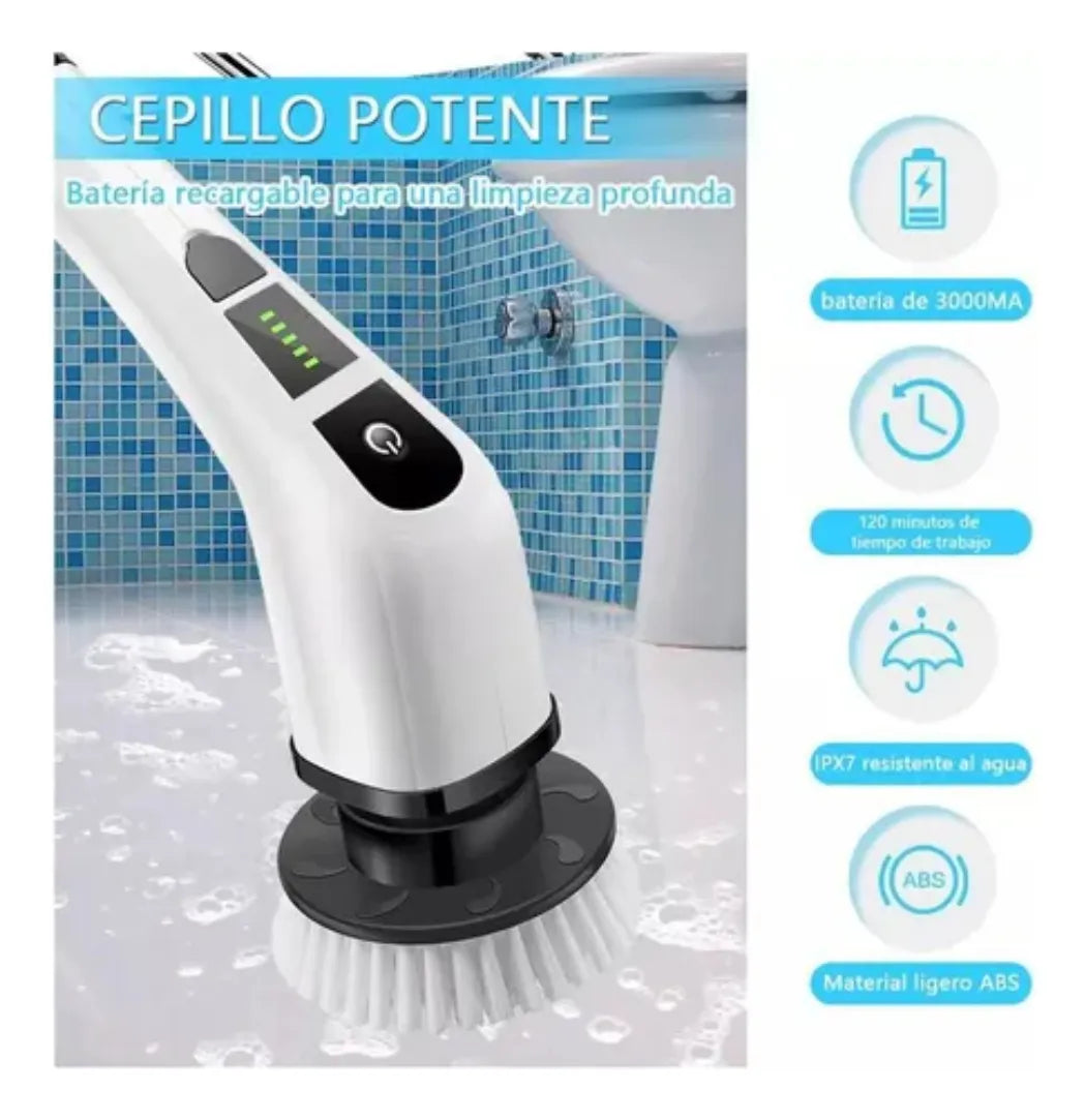 CEPILLO DE LIMPIEZA 9 EN 1 MULTIUSOS ELECTRICO 🫧+ ENVIO GRATIS 🎁