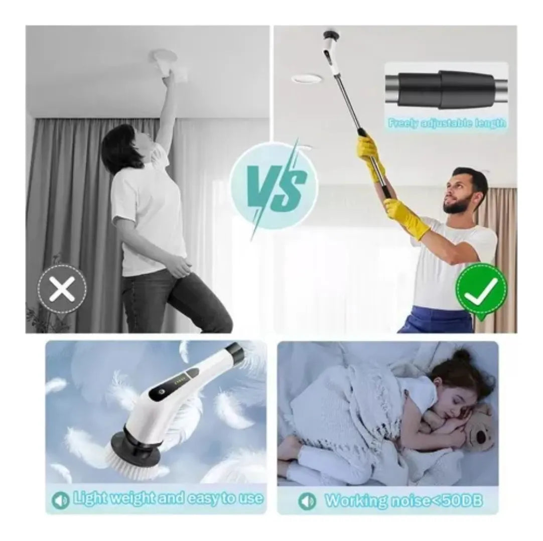 CEPILLO DE LIMPIEZA 9 EN 1 MULTIUSOS ELECTRICO 🫧+ ENVIO GRATIS 🎁